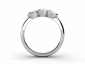 Bezel Diamond Trilogy MP55 through finger view 