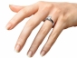 womans rings SWP40 on finger