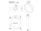 womans rings SWP41 CAD view