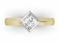yellow and white gold rings SYP41 birds eye view 