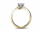 Diamond ring SYR12 through finger view