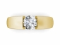 yellow gold tenison set diamond rings SYR26 birds eye view