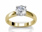 4 claw diamond rings SYR64 raised view 