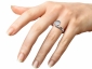 Engagement rings SPAF02  on finger view