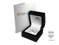 Round diamond engagement ring SPAR21 in box view 