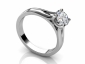 engagement rings SPR67 profile view 